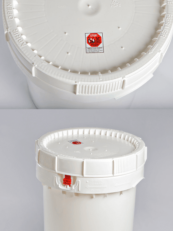 Plastic Pail - 2.5 Gallon Life Latch NG PailM&M Industries - Ultimate Pail  & Packaging Solutions