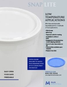 Snap Lite Sales Sheet