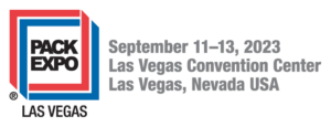 Pack Expo: September 11-13, 2023, Las Vegas
